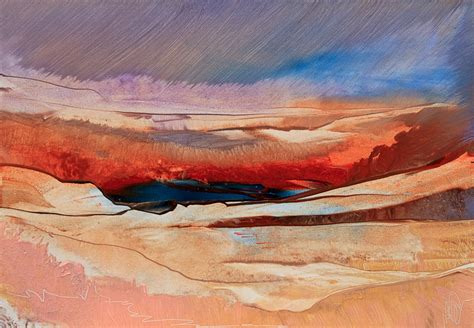 Nicholas Down Artwork Desert Study 1 Original Painting Oil