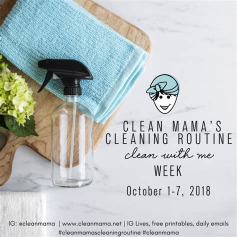 Clean Mamas Cleaning Routine Clean With Me Week Clean Mama