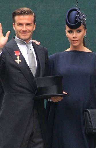 Football Stars David Beckham With Wife And Kids New Images