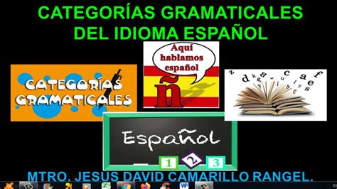 Las 9 CategorÍas Gramaticales Del EspaÑol Ejemplos Y Ejercicio