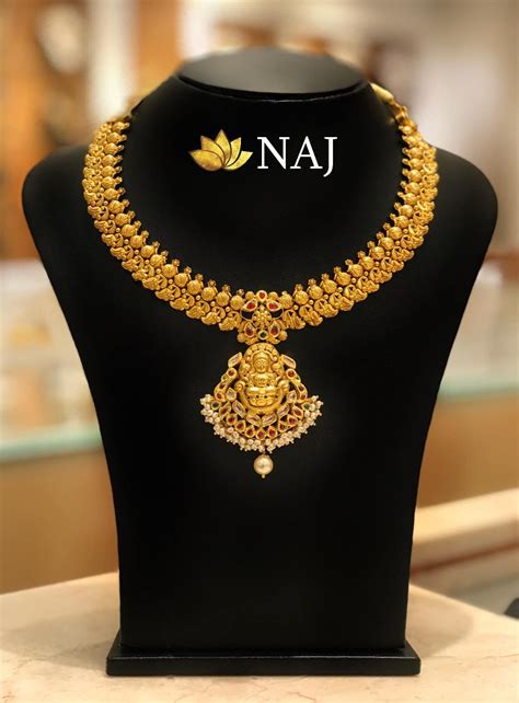 21 Most Beautiful Traditional Gold Necklace And Haram Designs • South
