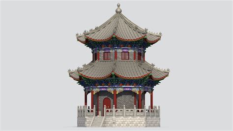 Ancient Chinese Building 3d Model Turbosquid 1710589