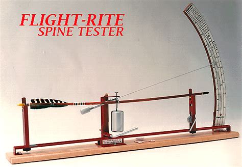 Flight Rite Spine Tester Archery Bows Traditional Archery Archery