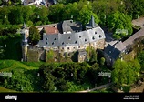 Luftbild, Schloss Hohenlimburg Schloss, mittelalterliche Höhenburg in ...