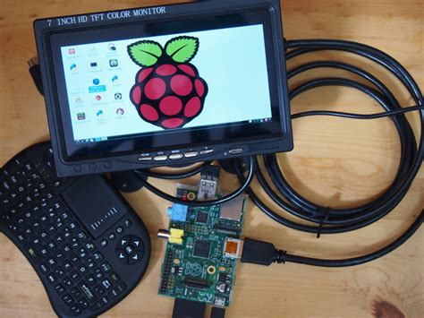 Hello Raspberry Pi Raspberry Pi With Hdmi Lcd Monitor