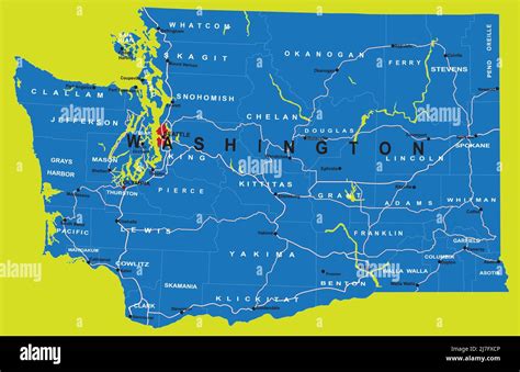 Mapa Del Estado De Washington De Orchard Fotografías E Imágenes De Alta Resolución Alamy