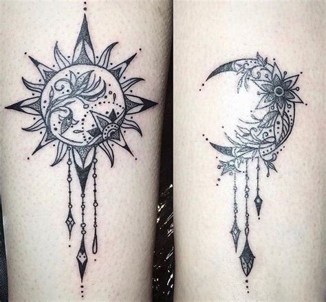 20 Matching Sun And Moon Tattoos For Best Friends And Couples Ke