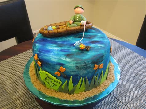 I'm sure you can guess that the birthday boys past time is fishing! La Pâtisserie Rose Fishing Themed 60th Birthday Cake ...