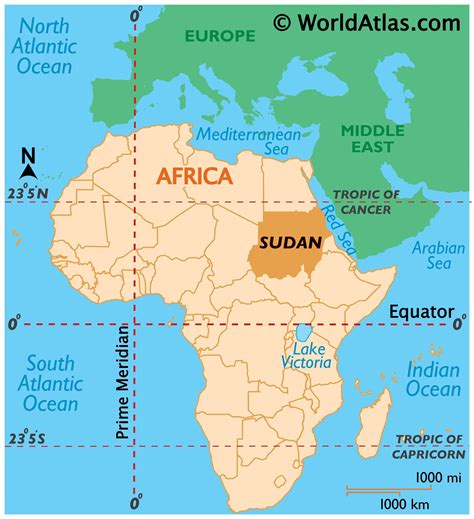 Sudan Maps Including Outline And Topographical Maps Worldatlas