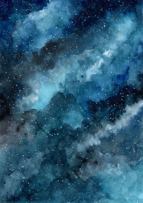Search free galaxy blue wallpapers on zedge and personalize your phone to suit you. Premium Vector | Blue galaxy watercolor background