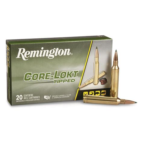 Remington Core Lokt Tipped 7mm Rem Mag Polymer Tip 150 Grain 20