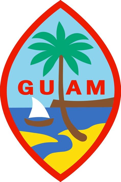 Guam Seal Svg Digital Vector Clipart Instant Download Etsy New Zealand