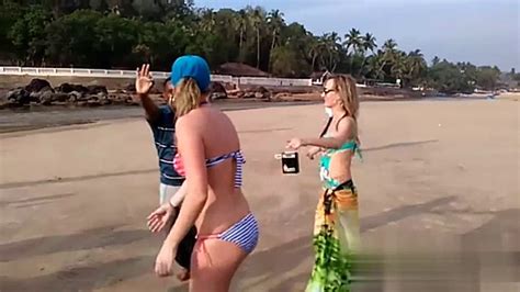 Goa Beach Romance Foreigner Hot Bikini Dance Youtube