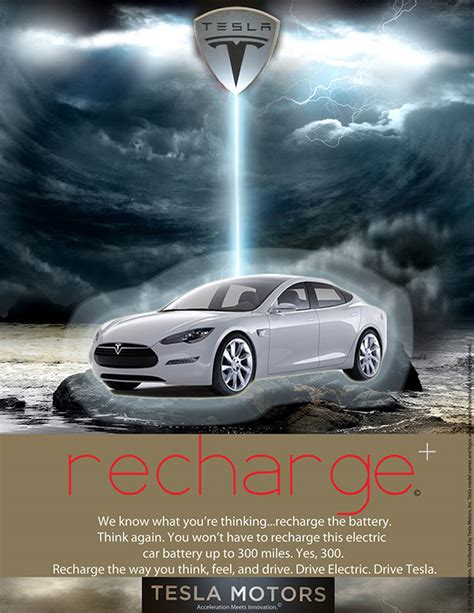 Tesla Motor Campaign Ads On Behance