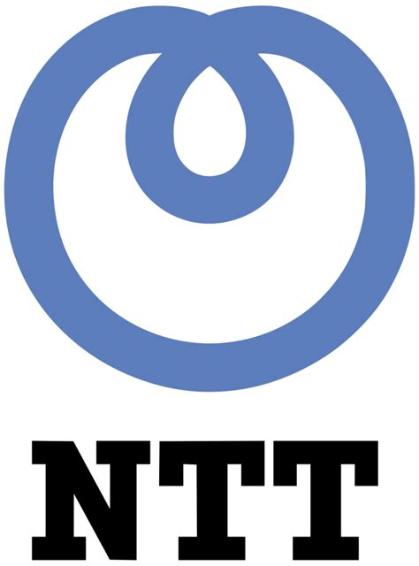 Size of this png preview of this svg file: NTT Logo / Telecommunications / Logonoid.com