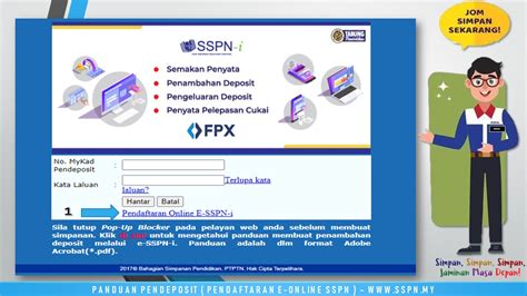 Kod eksekutif ptptn/id ejen : PANDUAN E-SSPN - Skim Simpanan Pendidikan Nasional (SSPN ...