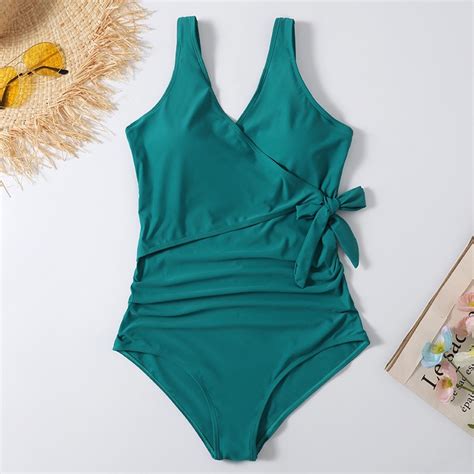 One Piece Maternity Swimsuit Plus Size Loose Slimmer Look Sexy Triangle 01 Shopee Singapore