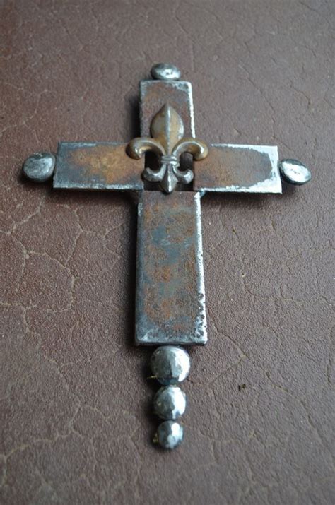 Scrap Metal Cross By Birmingham Metal Artist Catherine Partain