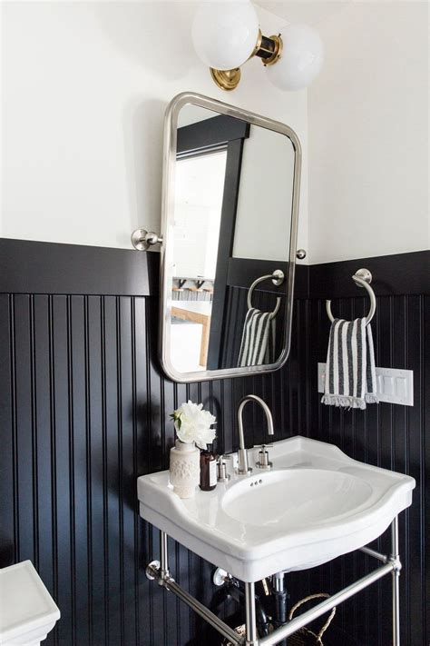 The bathroom vanity is a key focal point for the entire room. 40+ Nice Beadboard Designs For Your Bathrooms (31) | White ...