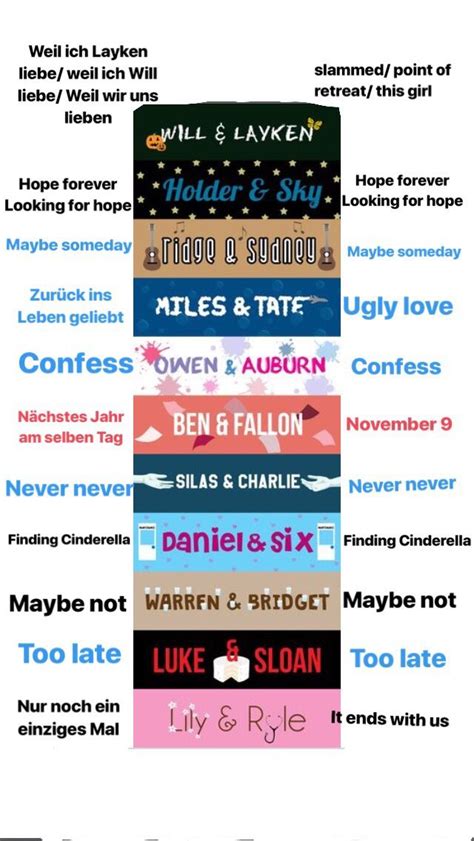 Colleen Hoover Books In Order Printable List