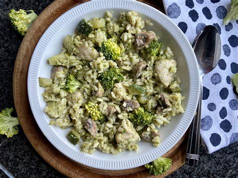 Risotto Met Broccoli Courgette En Kip Sophie Glutenvrij