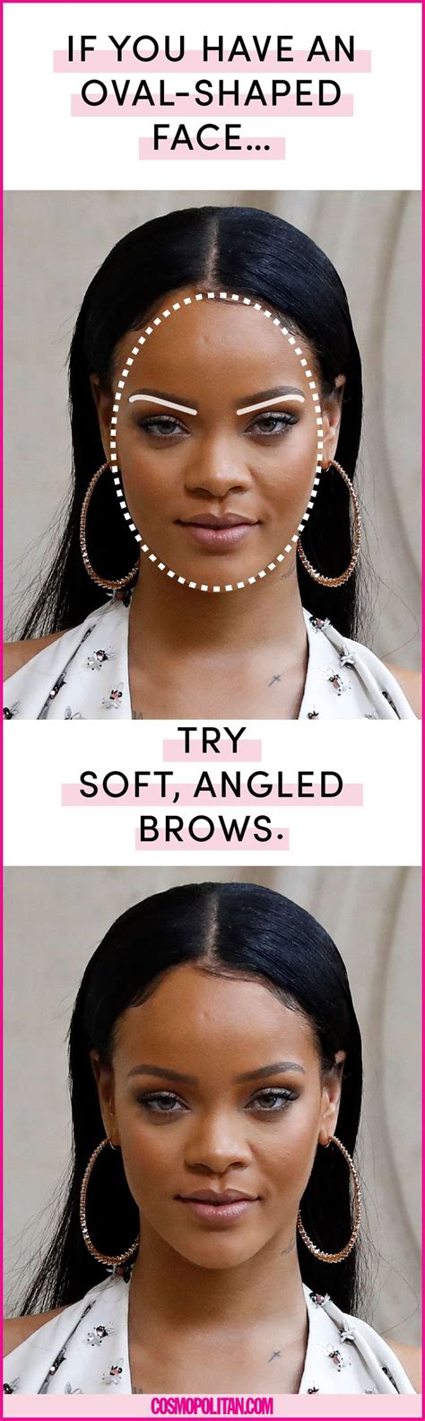 How To Groom Your Eyebrows Based On Your Face Shape Eyebrows For Oval