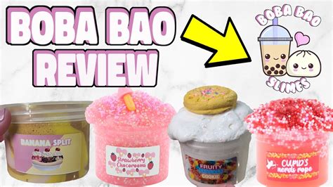 100 Honest Boba Bao Slimes Review Ft Itskristiii Valentine S Day