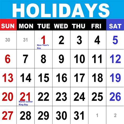 Holiday Calendar World Calendar Public Holidays Calendar