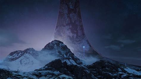 Halo Infinite 2560 X 1440 Fantasy Landscape Halo Backgrounds Halo
