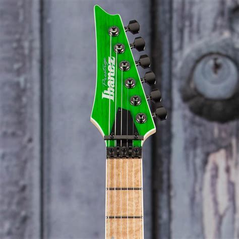 Ibanez Prestige Rgr M Transparent Fluorescent Green Guitars