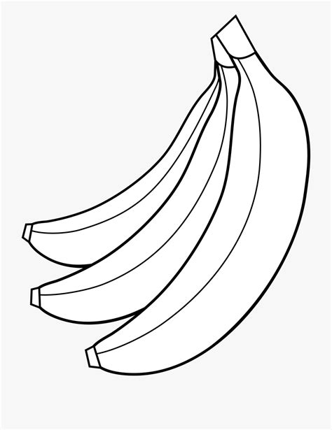 Clipart Of Banana Black And White 10 Free Cliparts Download Images On