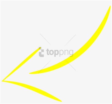 Free Png Yellow Curved Arrow Png Image With Transparent Transparent