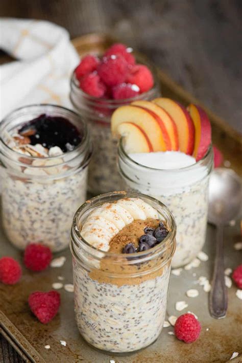 Overnight Oats Are Made With Four Simple Ingredients An Easy Healthy