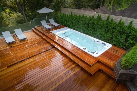 Swim Spas Imagine Backyard Living Outdoor Spas Hot Tubs Hot Tub Garden Swim Spa