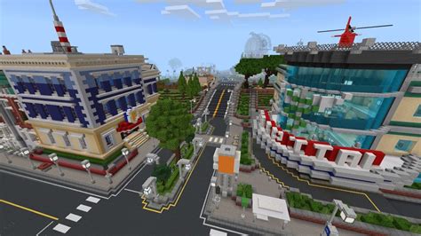 Minecraft City Living Map