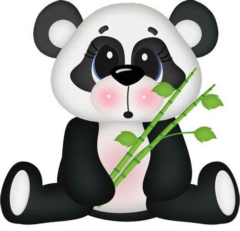 Panda Tierno Clip Art Cute Art Panda Bear