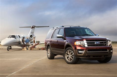 The 2015 ford expedition's size lends it an imposing presence. 2015 Ford F-150, Expedition, Super Duty King Ranch Debut ...