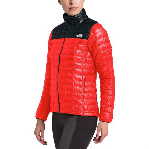 The North Face Synthetic Thermoball Eco Insulated Jacket In Red Lyst