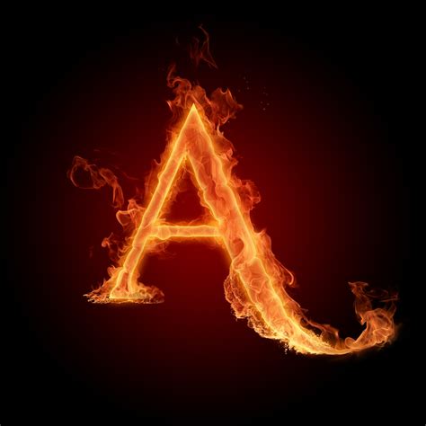 Fire Alphabets Free Latest Photos