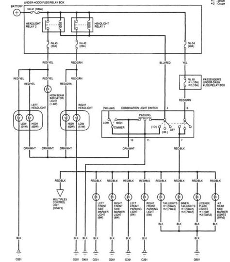 If you take a close look at the diagram you will observe the circuit includes the battery, relay, temperature sensor, wire, and a control, normally the engine control module. Still need help with my lighting issue. 99 accord - Honda-Tech