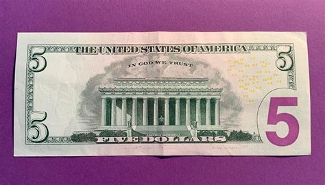Usa Fünf Dollar Stern Bill Etsy