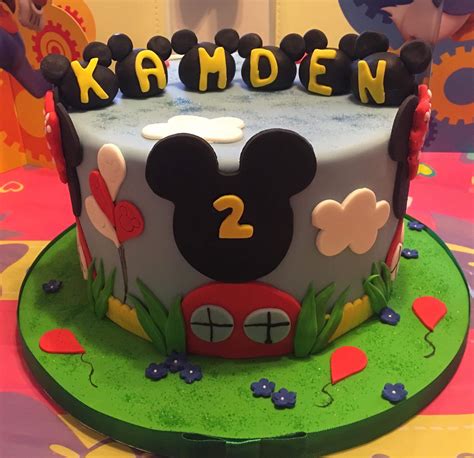 Best cakes in dubai are waiting for you here. Disney Mickey Mouse cake for 2 year old by sharon Maria ...
