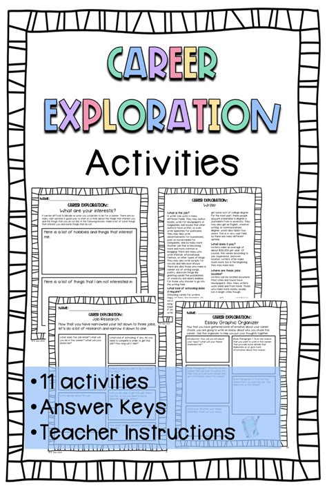 Career Exploration Lessons For Sixth And Seventh Grades