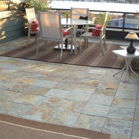 Outdoor patio tile and deals perfect for installation in patios, pavers, driveways, and walkways. Outdoor Slate Floor Tiles - Contemporary - Patio - Chicago ...