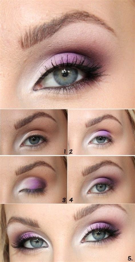 20 Easy Purple Smokey Eye Makeup Tutorial With Pictures In 2020 With