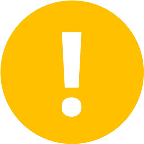 Yellow Exclamation Png