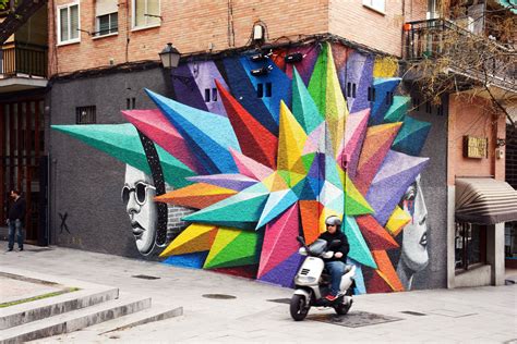 Okuda Arte Urbano En Madrid Arte Urbano
