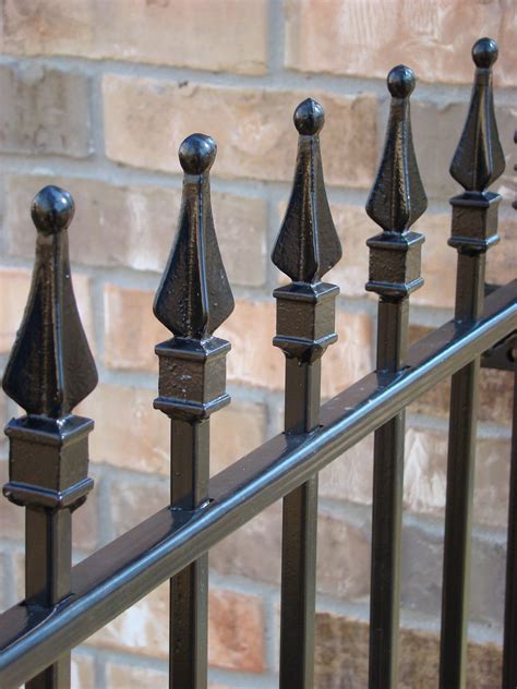 Authentic Wrought Iron And Aluminum Fence Its All About The Finial