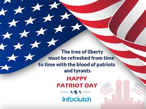 Happy Patriot Day 2019 Patriots Day Happy Infographic