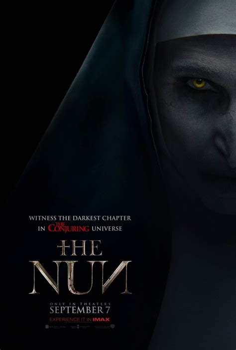 A damaged young woman is looking forward to moving to a beautiful new home, but the spirit of a deranged nun wants her to stay right where she is. The Nun Poster Reveals the Latest The Conjuring Spinoff ...